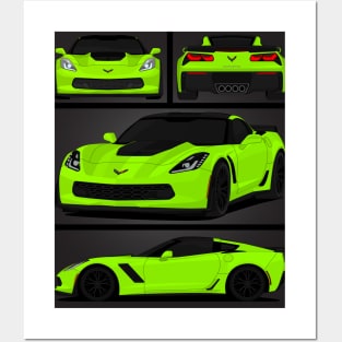 Z06 LIME Posters and Art